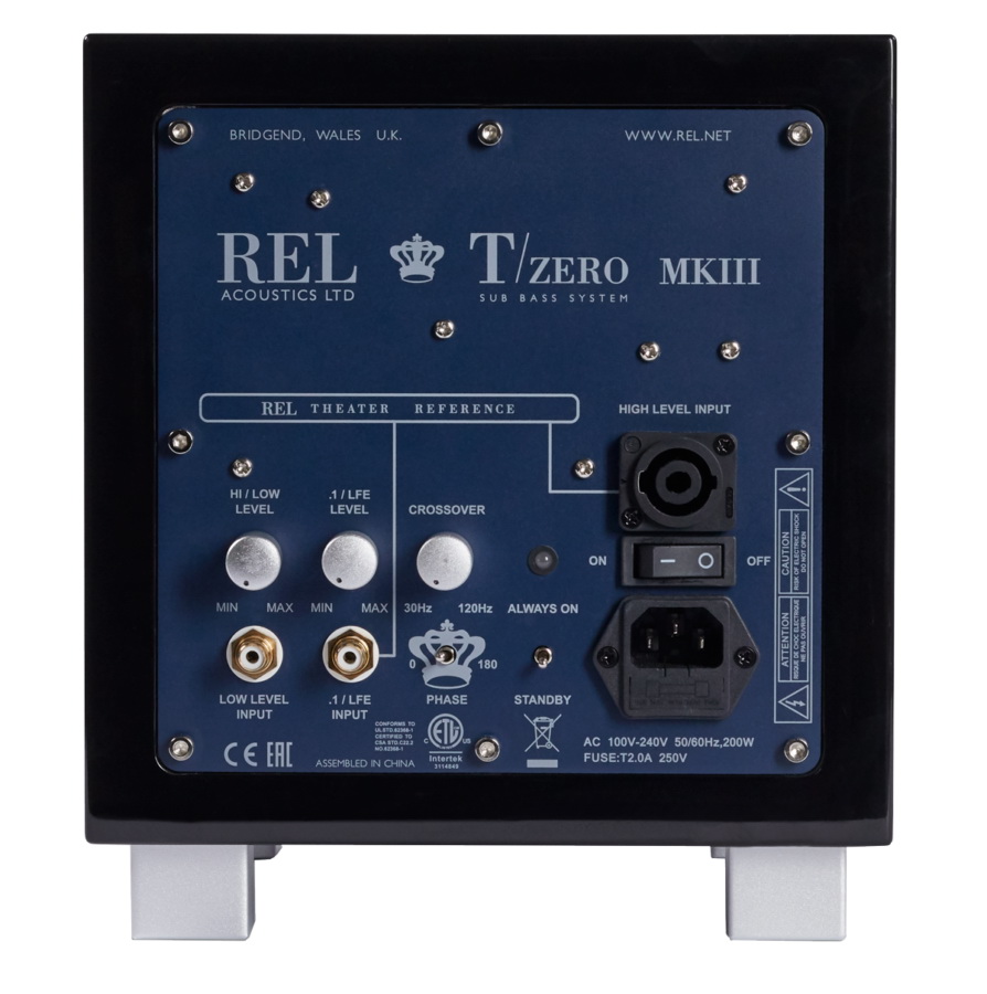 REL T Zero MKIII black ультракомпактный активный сабвуфер для музыки