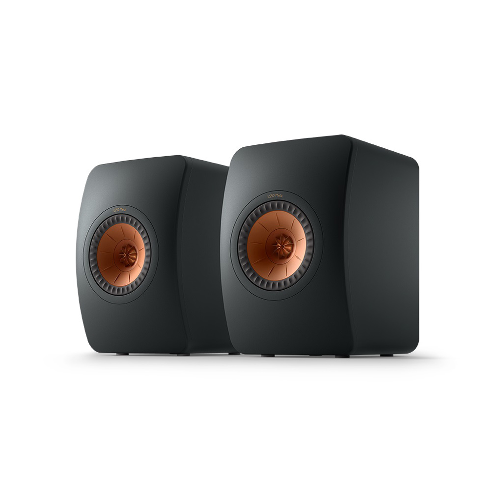 Купить KEF LS50 Meta Carbon Black активная Hi-Fi беспроводная акустическая  система c AirPlay 2 черная по цене 269990 руб. в интернет-магазине  5kolonok.ru