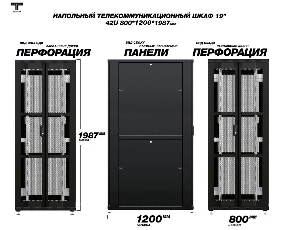 Шкаф 42 u высота