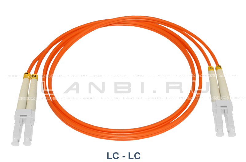 Оптический патч-корд 2LC/UPC-2LC/UPC duplex 50/125 многомодовый длиной 40м